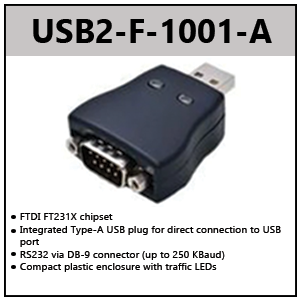 USB to RS232 Adapters (FULL SPEED)