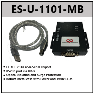 USB to RS232 adapters w/Optical Isolation (FULL SPEED)