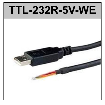 USB to UART cable with FT232R Chipset