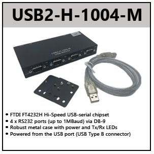 USB to RS232 adapters (HIGH SPEED)